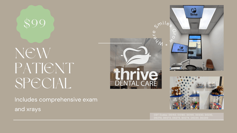 $99 New Patient Special exam and xrays